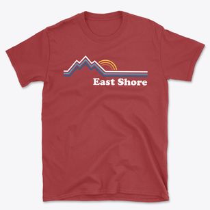 East Shore California Mountain View Basic T-Shirt