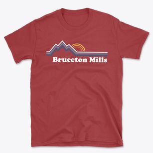 Bruceton Mills West Virginia Mountain View Basic T-Shirt