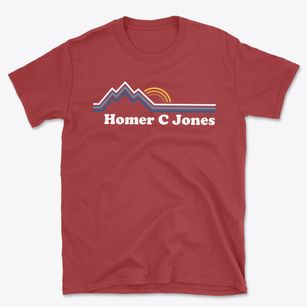 Homer C Jones New Mexico Mountain View Basic T-Shirt