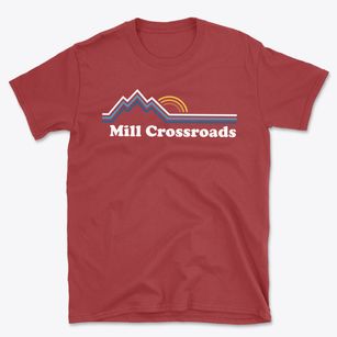 Mill Crossroads North Carolina Mountain View Basic T-Shirt