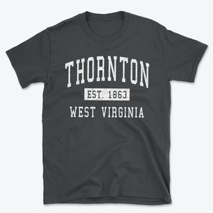 Thornton West Virginia Classic Established Basic T-Shirt