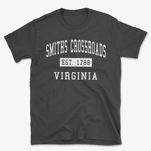 Smiths Crossroads Virginia Classic Established Basic T-Shirt