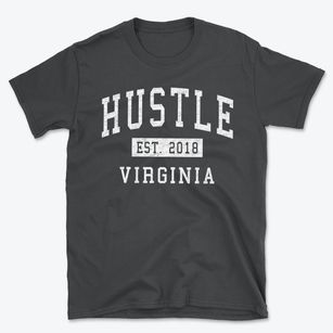 Hustle Virginia Classic Established Basic T-Shirt