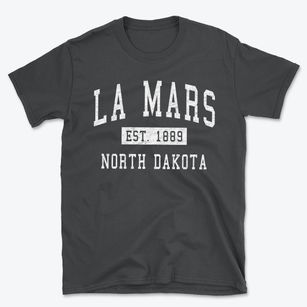 La Mars North Dakota Classic Established Basic T-Shirt