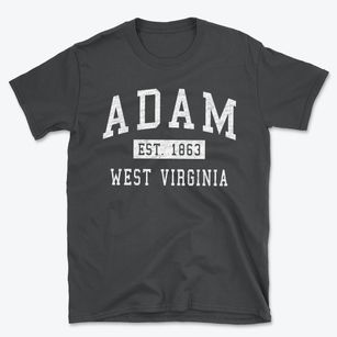 Adam West Virginia Classic Established Basic T-Shirt