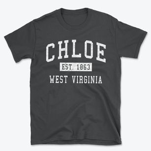 Chloe West Virginia Classic Established Basic T-Shirt
