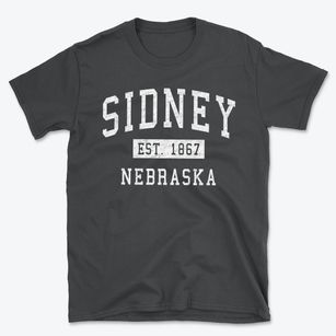 Sidney Nebraska Classic Established Basic T-Shirt