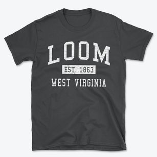 Loom West Virginia Classic Established Basic T-Shirt
