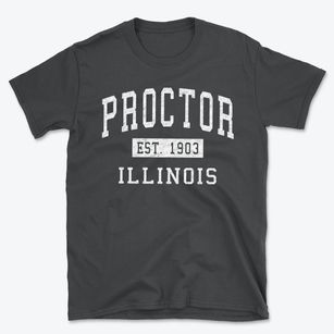 Proctor Illinois Classic Established Basic T-Shirt