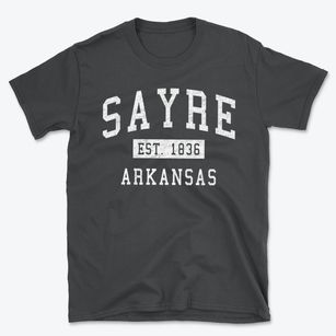 Sayre Arkansas Classic Established Basic T-Shirt