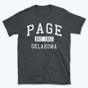 Page Oklahoma Classic Established Basic T-Shirt
