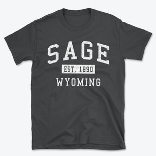 Sage Wyoming Classic Established Basic T-Shirt
