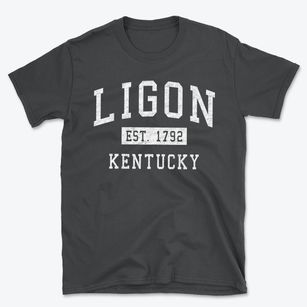 Ligon Kentucky Classic Established Basic T-Shirt