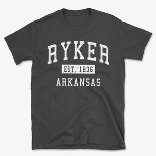 Ryker Arkansas Classic Established Basic T-Shirt