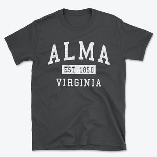 Alma Virginia Classic Established Basic T-Shirt