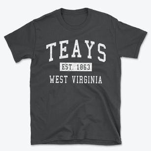 Teays West Virginia Classic Established Basic T-Shirt