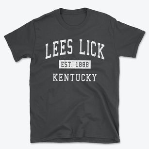 Lees Lick Kentucky Classic Established Basic T-Shirt