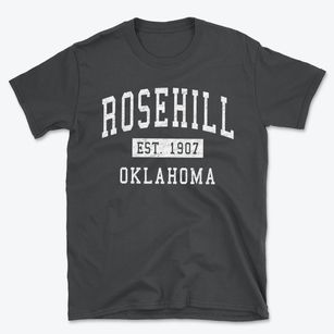 Rosehill Oklahoma Classic Established Basic T-Shirt
