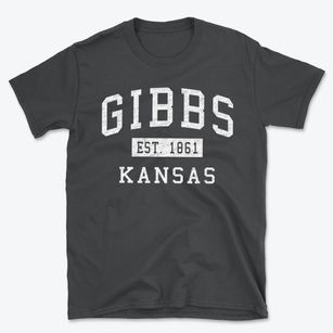Gibbs Kansas Classic Established Basic T-Shirt