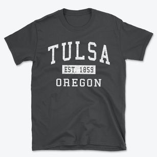 Tulsa Oregon Classic Established Basic T-Shirt