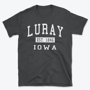 Luray Iowa Classic Established Basic T-Shirt