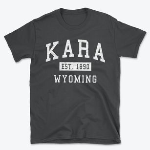 Kara Wyoming Classic Established Basic T-Shirt