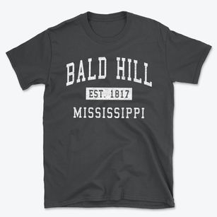 Bald Hill Mississippi Classic Established Basic T-Shirt