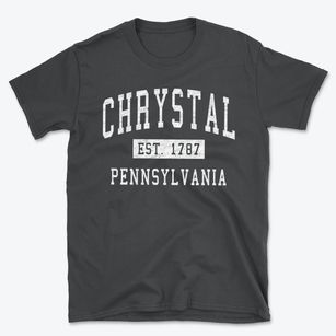 Chrystal Pennsylvania Classic Established Basic T-Shirt