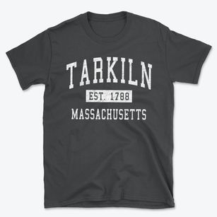 Tarkiln Massachusetts Classic Established Basic T-Shirt