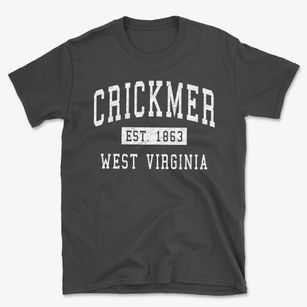 Crickmer West Virginia Classic Established Basic T-Shirt