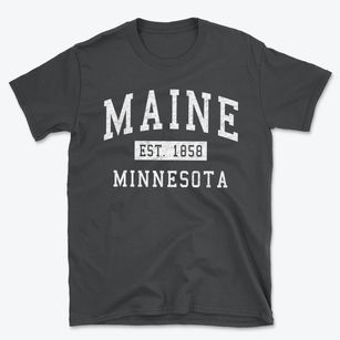 Maine Minnesota Classic Established Basic T-Shirt