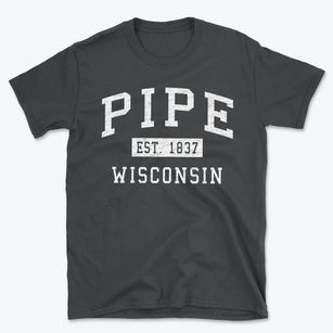 Pipe Wisconsin Classic Established Basic T-Shirt
