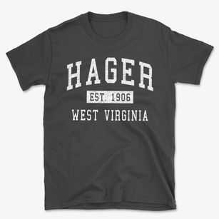 Hager West Virginia Classic Established Basic T-Shirt