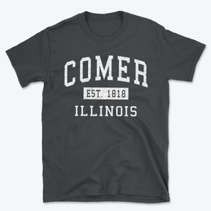 Comer Illinois Classic Established Basic T-Shirt