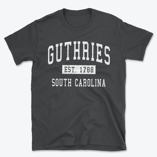 Guthries South Carolina Classic Established Basic T-Shirt