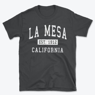 La Mesa California Classic Established Basic T-Shirt