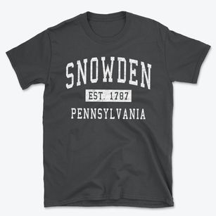 Snowden Pennsylvania Classic Established Basic T-Shirt