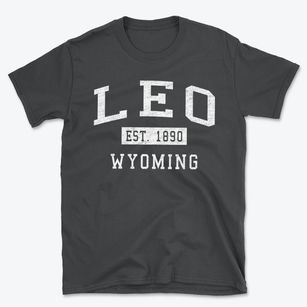 Leo Wyoming Classic Established Basic T-Shirt