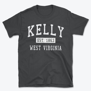 Kelly West Virginia Classic Established Basic T-Shirt