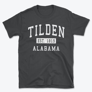 Tilden Alabama Classic Established Basic T-Shirt