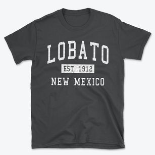 Lobato New Mexico Classic Established Basic T-Shirt