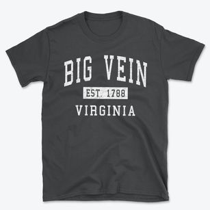 Big Vein Virginia Classic Established Basic T-Shirt