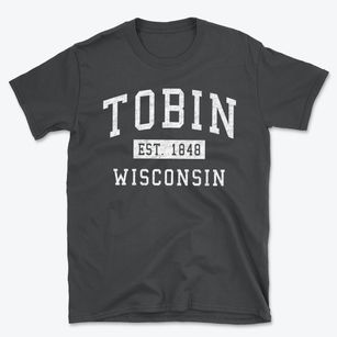 Tobin Wisconsin Classic Established Basic T-Shirt