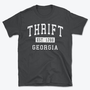 Thrift Georgia Classic Established Basic T-Shirt