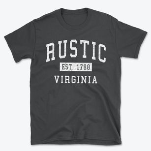 Rustic Virginia Classic Established Basic T-Shirt