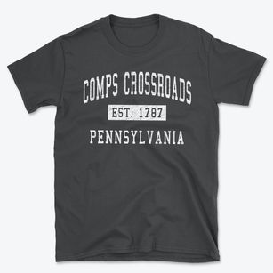 Comps Crossroads Pennsylvania Classic Established Basic T-Shirt