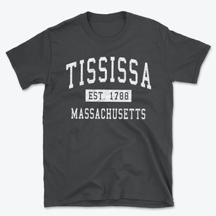 Tississa Massachusetts Classic Established Basic T-Shirt