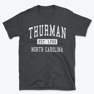 Thurman North Carolina Classic Established Basic T-Shirt