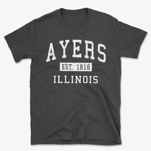 Ayers Illinois Classic Established Basic T-Shirt