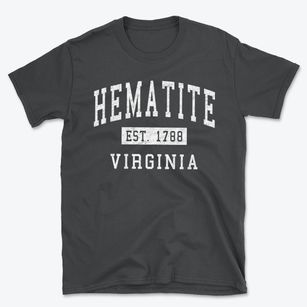 Hematite Virginia Classic Established Basic T-Shirt